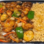 Best D6. Hot Pepper Chicken (Dinner Combo) in Columbia, SC